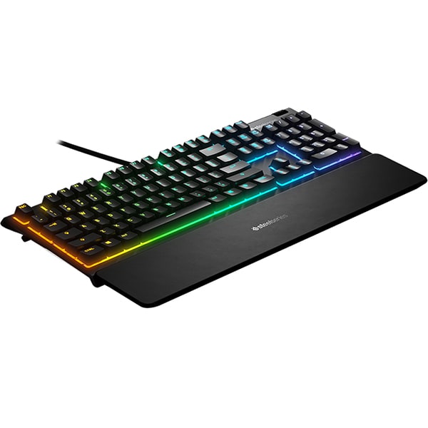 Tastatura Gaming STEELSERIES Apex 3, Whisper-Quiet Switch, USB, negru