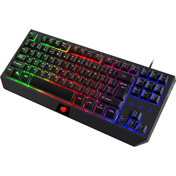 Tastatura Gaming FURY Hurricane TKL, USB, Layout US, negru