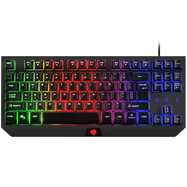 Tastatura Gaming FURY Hurricane TKL, USB, Layout US, negru