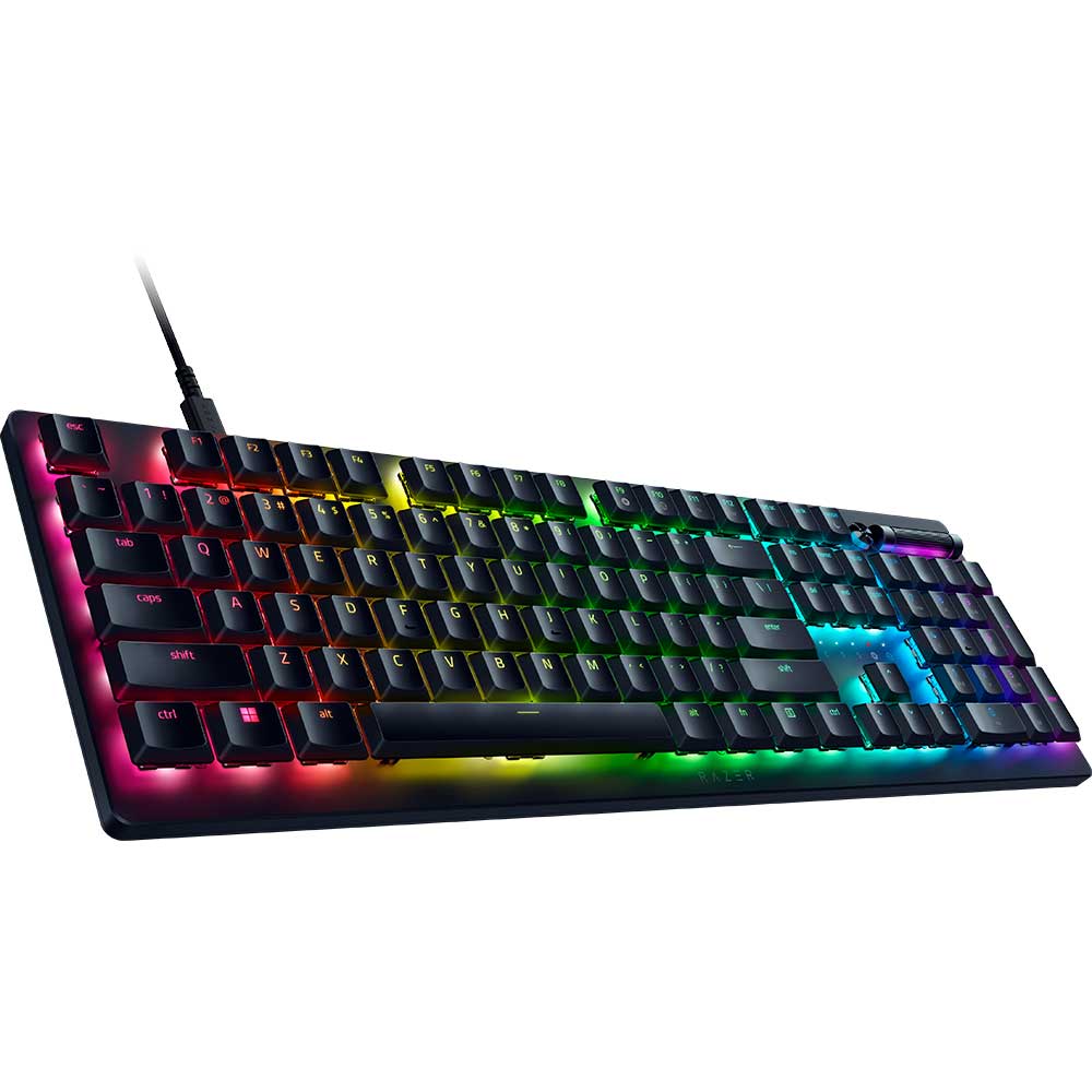 Tastatura Gaming Mecanica RAZER DeathStalker V2, Red Linear Optical Switch, USB, Layout US, negru