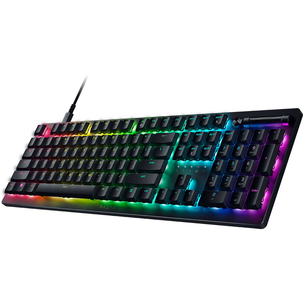 Tastatura Gaming Mecanica RAZER DeathStalker V2, Red Linear Optical Switch, USB, Layout US, negru