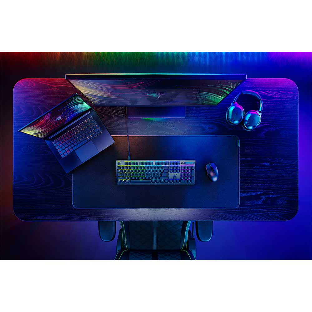 Tastatura Gaming Mecanica RAZER DeathStalker V2, Red Linear Optical Switch, USB, Layout US, negru