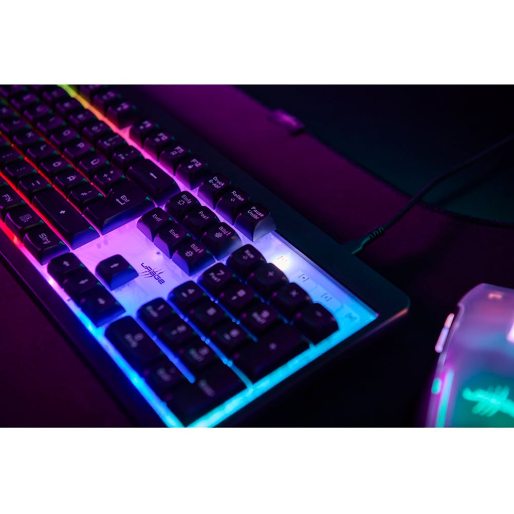 Tastatura Gaming HAMA uRage Exodus 215 Illuminate, USB, Layout US, negru