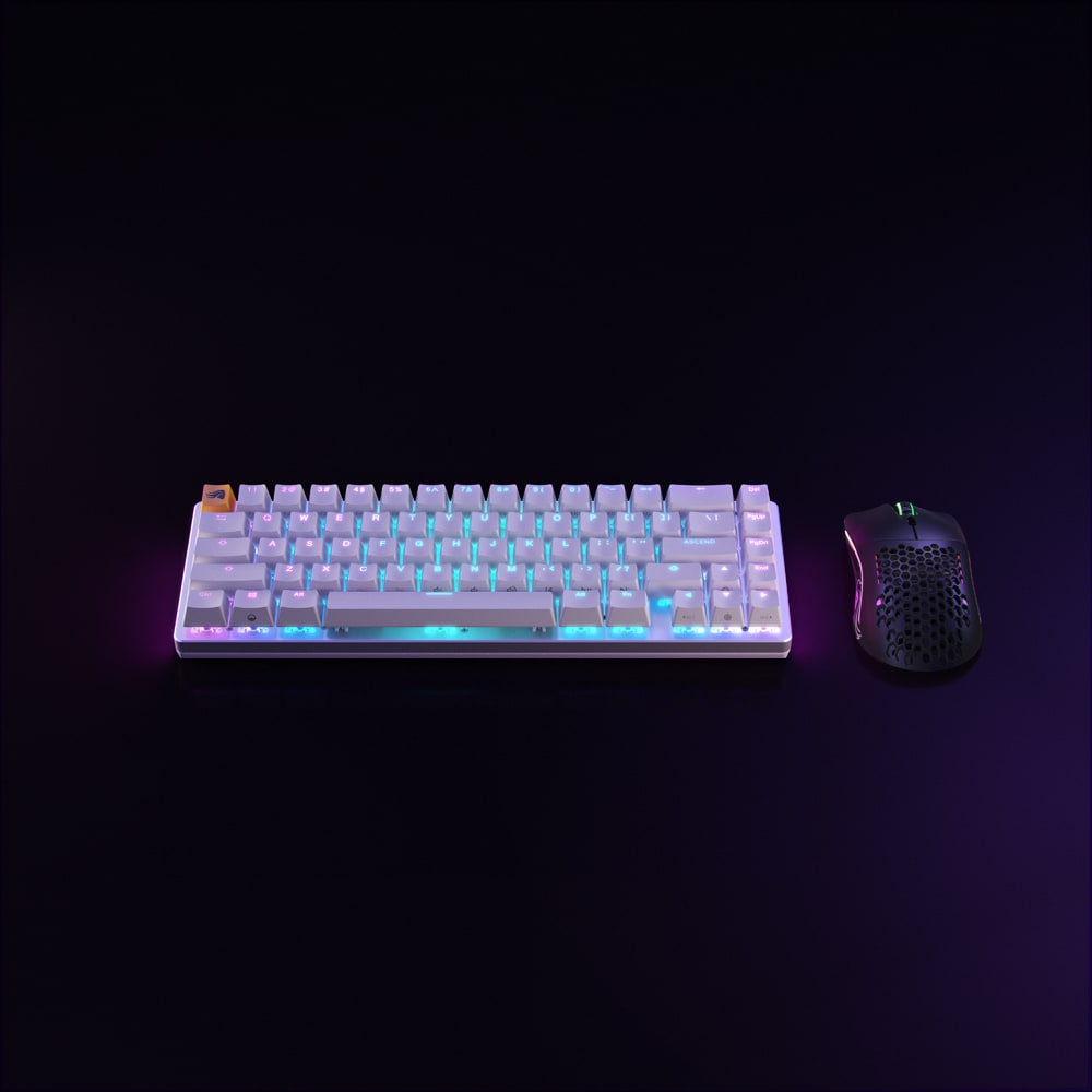 Tastatura Gaming mecanica GLORIOUS GMMK 2 65%, USB, Layout US, White