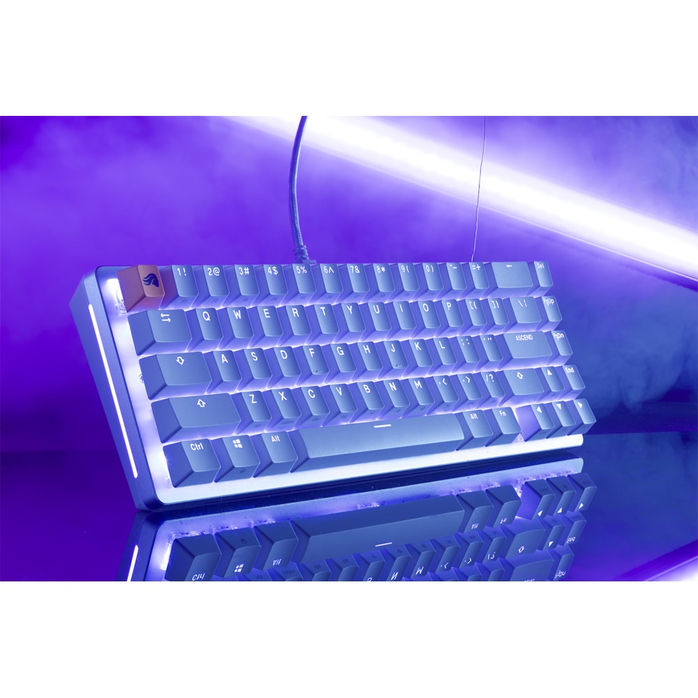 Tastatura Gaming mecanica GLORIOUS GMMK 2 65%, USB, Layout US, White