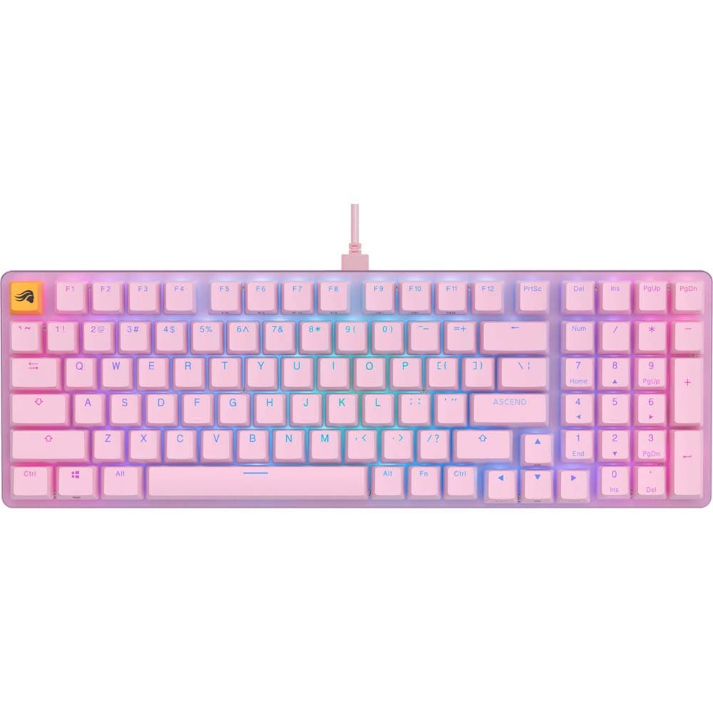 Tastatura Gaming mecanica GLORIOUS GMMK 2 96%, USB, Layout US, Pink