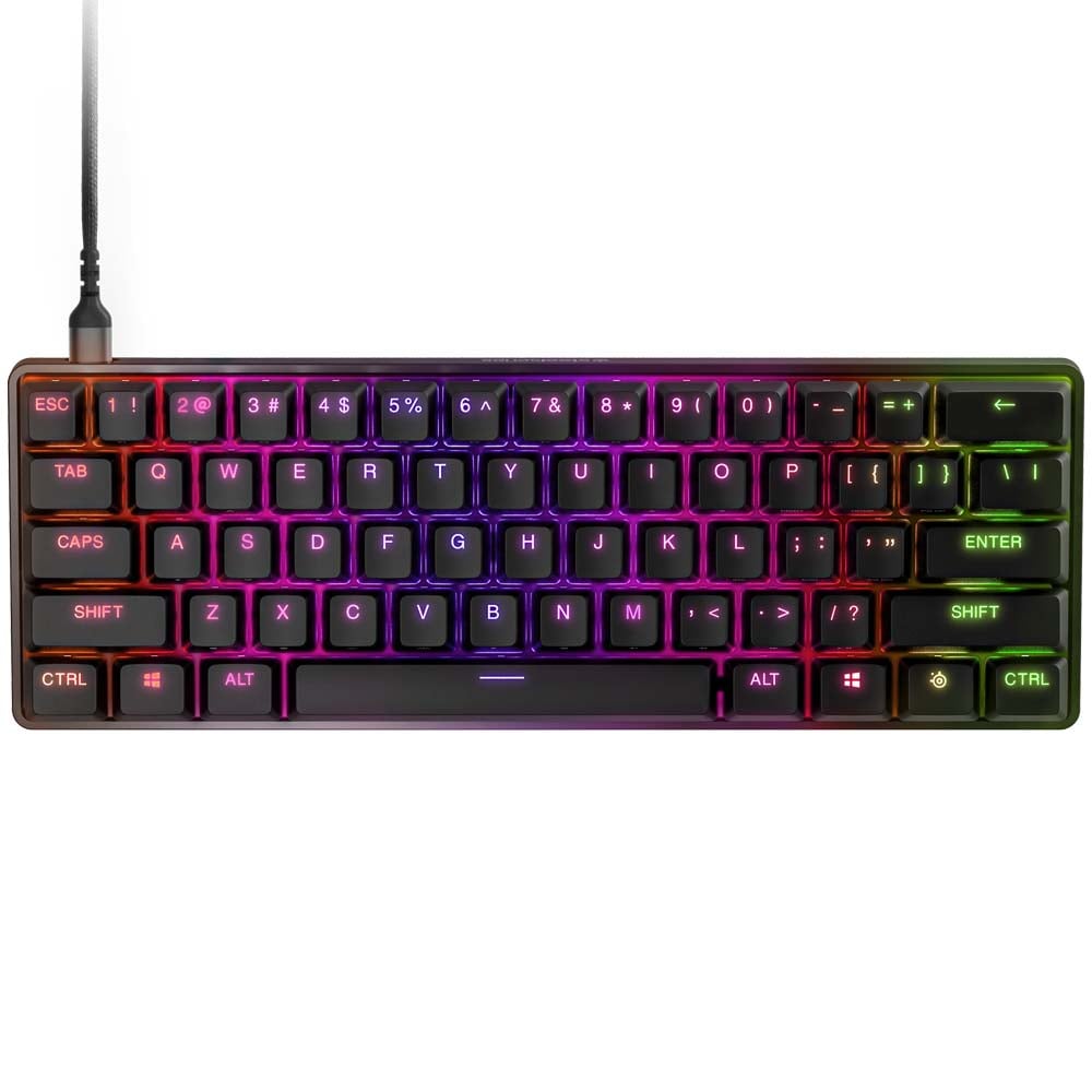 Tastatura Gaming STEELSERIES Apex 9 Mini, Linear OptiPoint Switch, USB, Layout US, negru