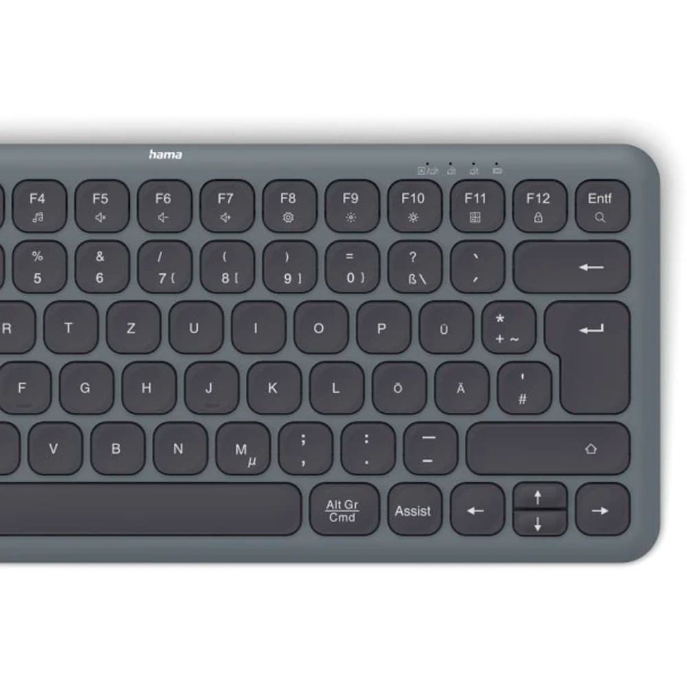 Tastatura Wireless HAMA WK-500, USB, Bluetooth, Layout US, negru