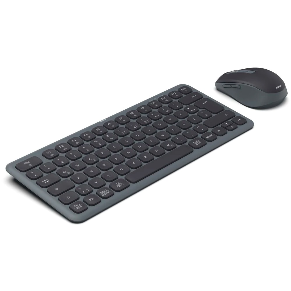 Kit tastatura si mouse Wireless HAMA WKM-500, USB, Bluetooth, Layout US, negru