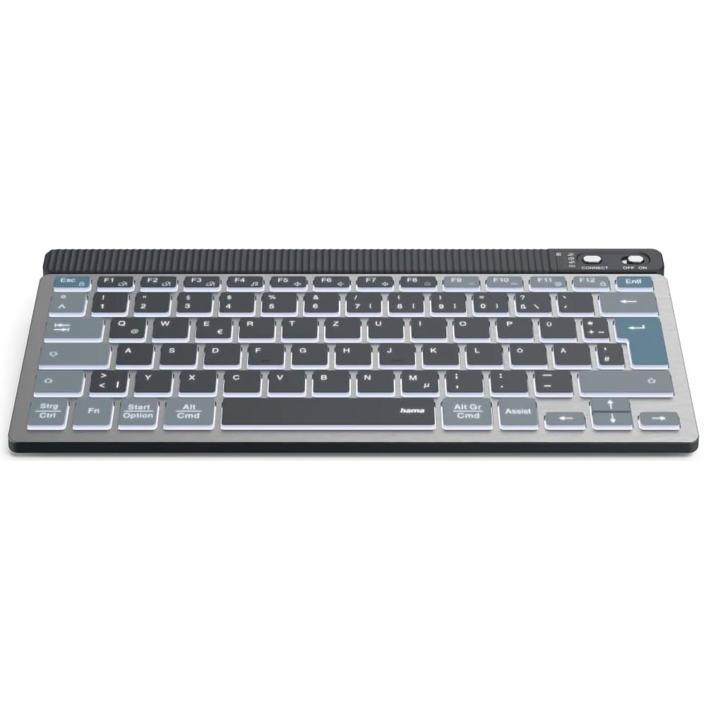 Tastatura Wireless HAMA WK-700, USB, Bluetooth, Layout US, negru