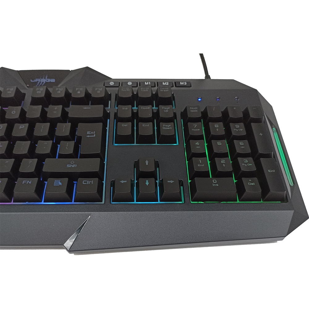 Tastatura Gaming semi-mecanica HAMA uRage Exodus 700, Blue Switch, USB, Layout US, negru