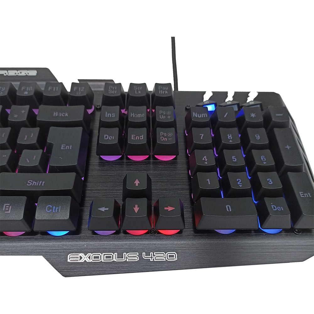 Tastatura Gaming HAMA uRage Exodus 420 Metal, USB, Layout US, negru