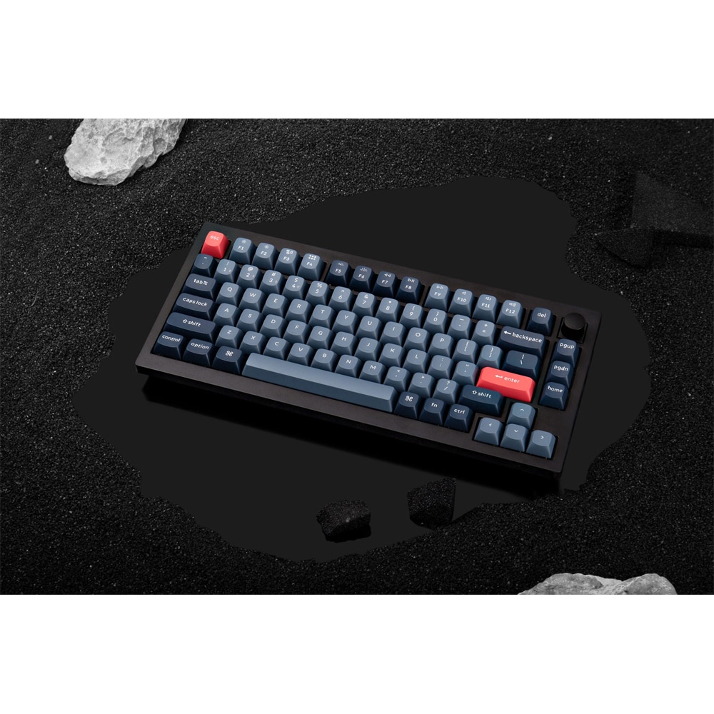 Tastatura Gaming Wireless mecanica KEYCHRON V1 MAX QMK/VIA, Bluetooth, USB, Layout US, negru
