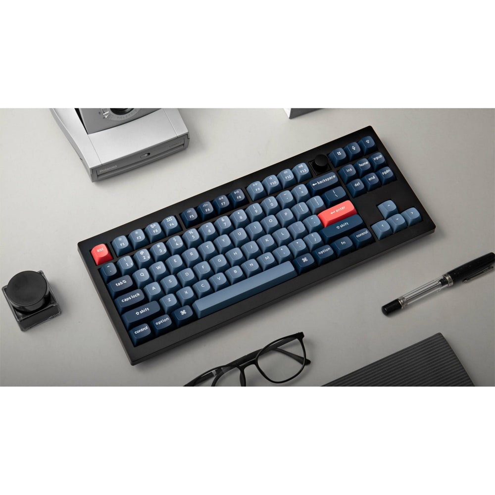 Tastatura Gaming Wireless mecanica KEYCHRON V3 MAX QMK/VIA TKL, Bluetooth, USB, Layout US, negru