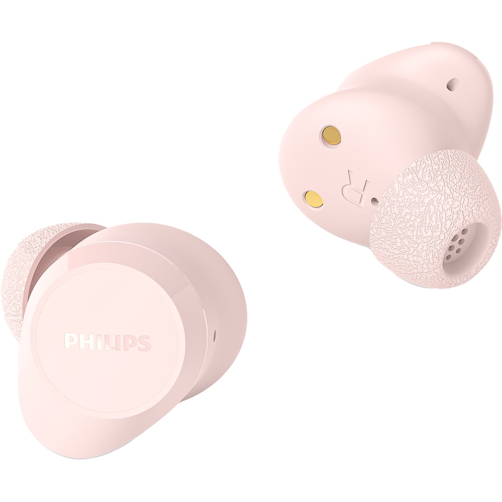 Casti PHILIPS TAT1300PK/00, True Wireless, Bluetooth, In-ear, Microfon, roz