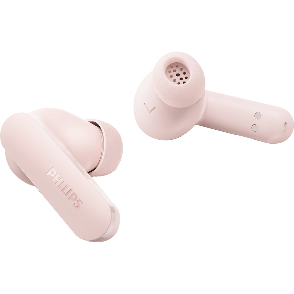 Casti PHILIPS TAT2100PK/00, True Wireless, Bluetooth, In-ear, Microfon, roz