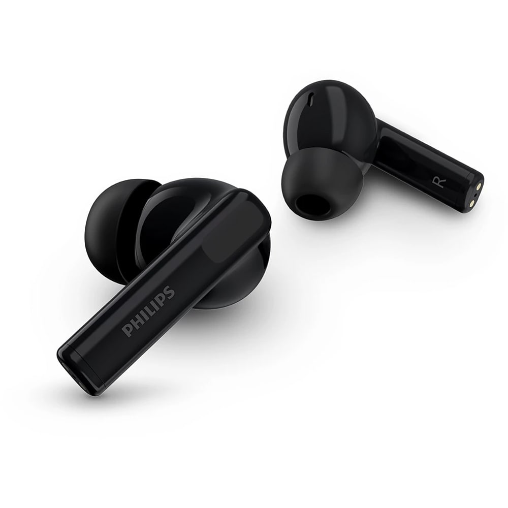 Casti PHILIPS TAT2520BK/00, True Wireless, Bluetooth, In-ear, Microfon, Noise Cancelling, negru