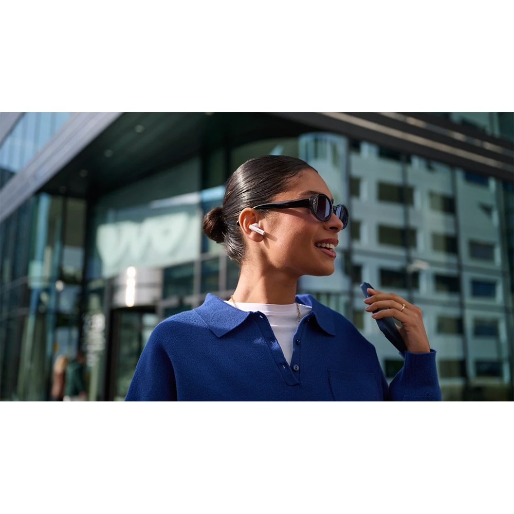 Casti PHILIPS TAT2520WT/00, True Wireless, Bluetooth, In-ear, Microfon, Noise Cancelling, alb