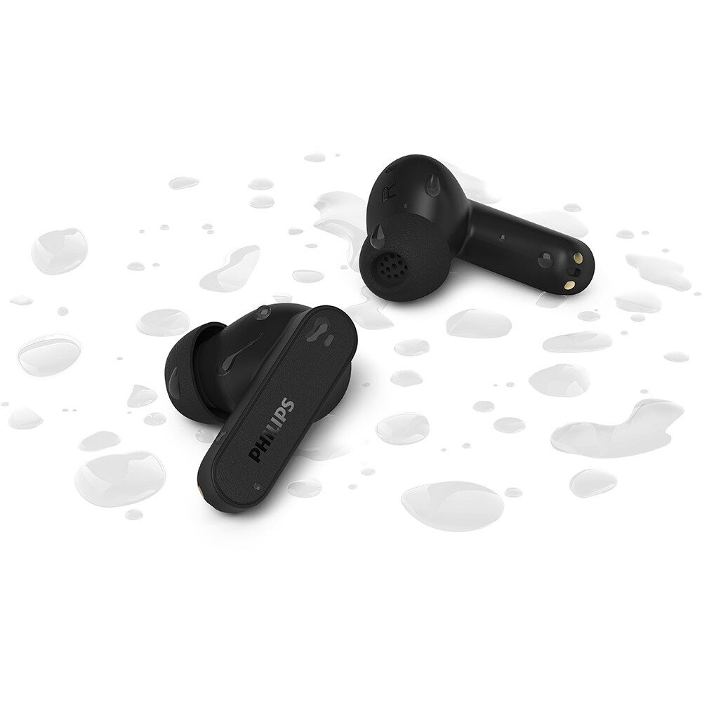 Casti PHILIPS TAT3000BK/00, True Wireless, Bluetooth, In-ear, ANC, Microfon, negru