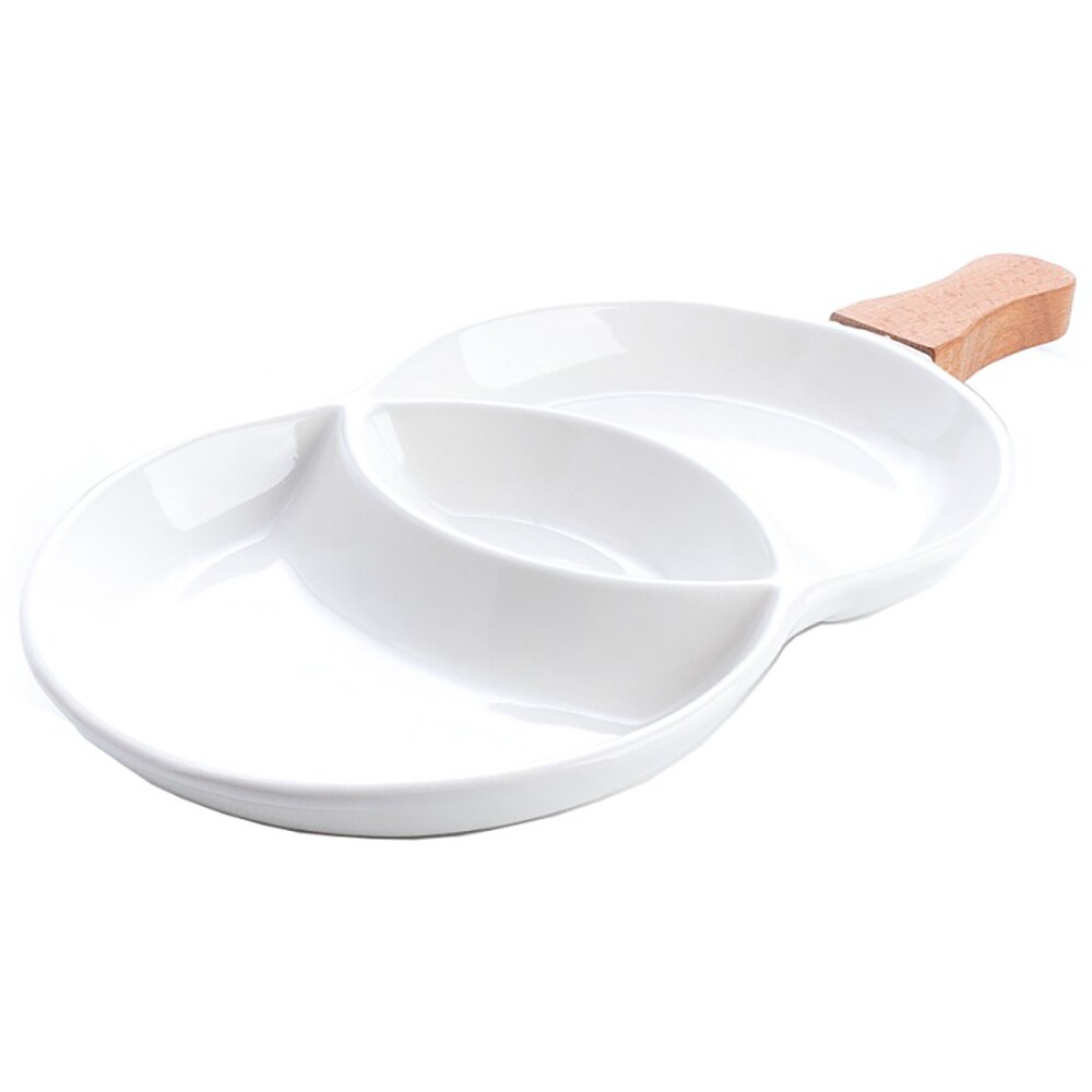 Platou servire STUDIO CASA SRM939, 30cm, ceramica, alb