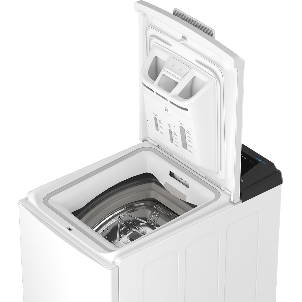 Masina de spalat rufe verticala BEKO TB621DAESEE, EnergySpin, 6 kg, 1200rpm, Clasa A, alb