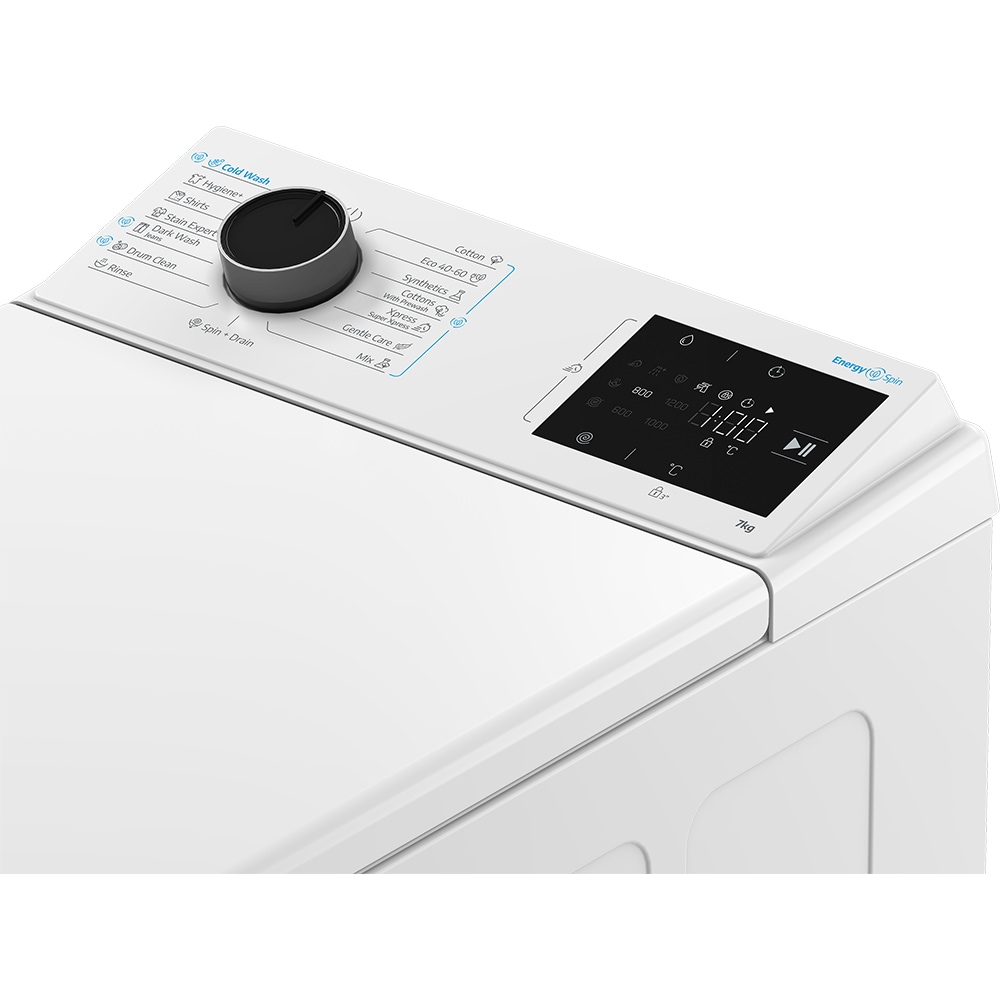 Masina de spalat rufe verticala BEKO TB721EESEE, 7 kg, 1200rpm, Clasa A, alb