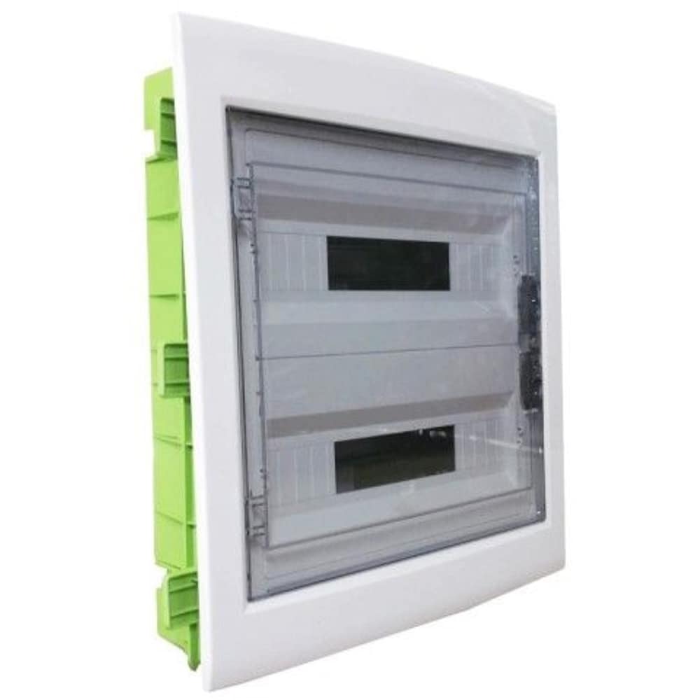 Tablou electric incastrat GEWISS GW40609PM, 36 module, IP40, verde