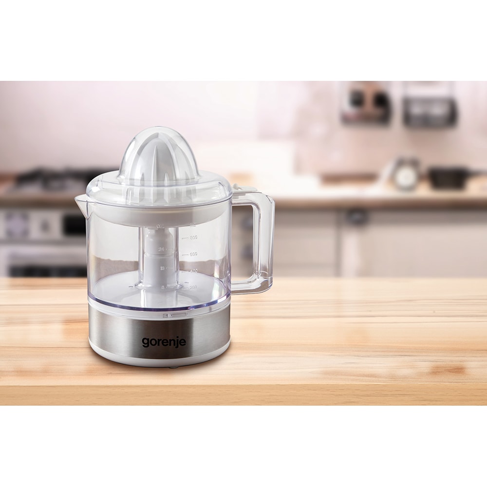 Storcator citrice GORENJE CJ30E, 0.8l, 30W, 1 treapta viteza, alb-argintiu