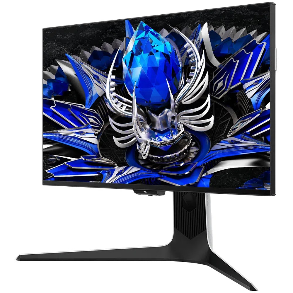 Monitor Mini LED Fast HVA TCL 27R83U, 27", 4K UHD, 160Hz, FreeSync Premium, HDR, boxe, alb-negru