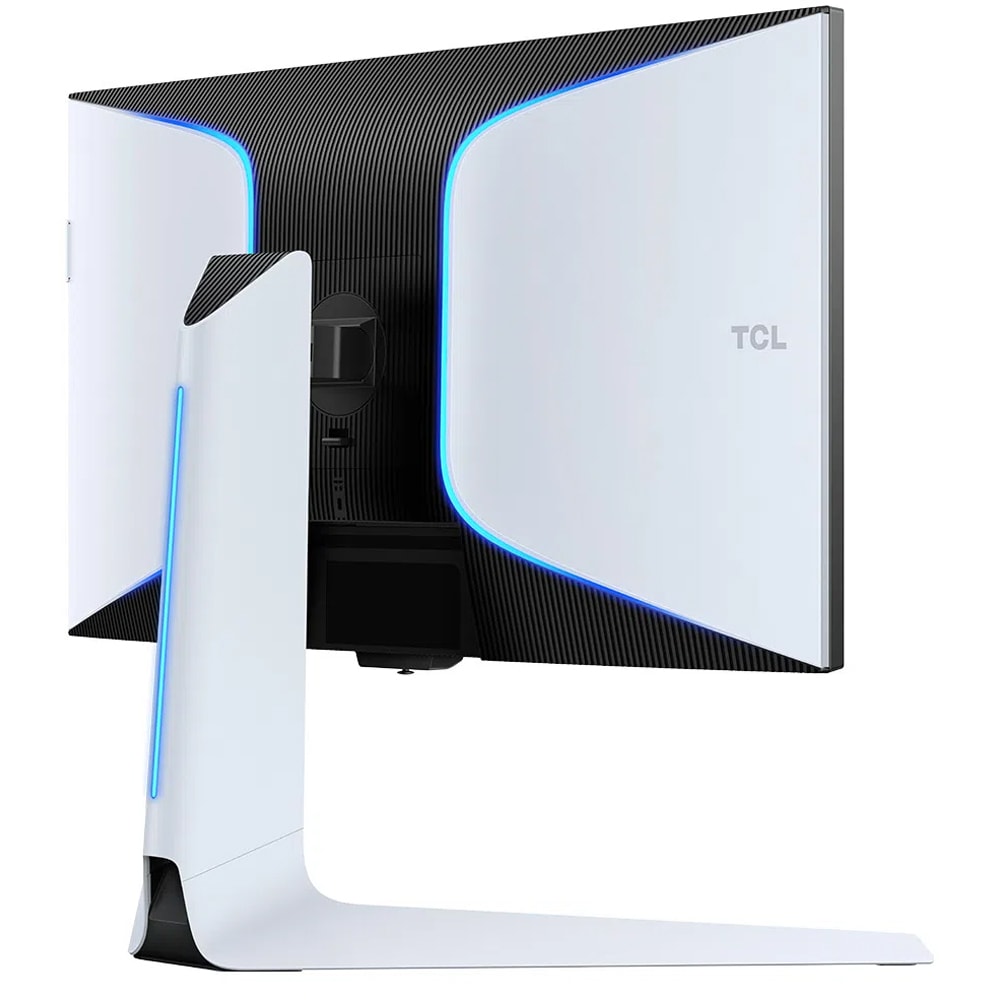 Monitor Mini LED Fast HVA TCL 27R83U, 27", 4K UHD, 160Hz, FreeSync Premium, HDR, boxe, alb-negru