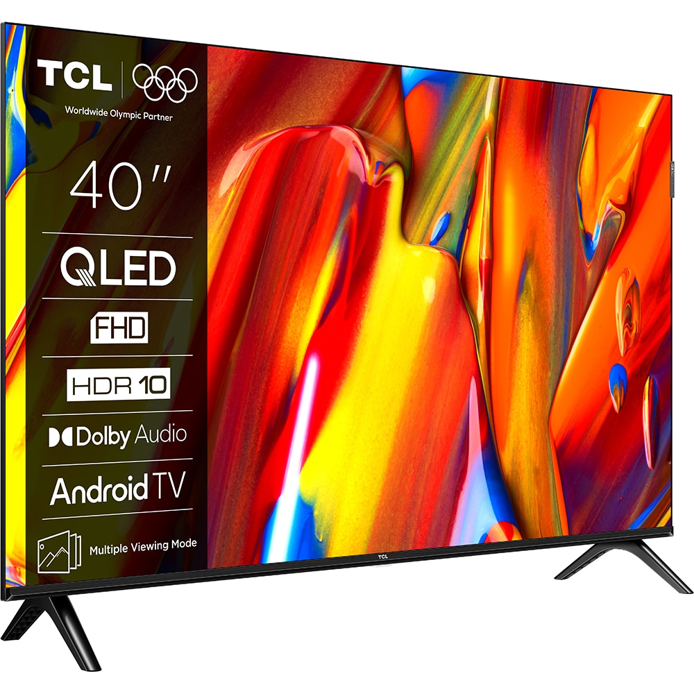 Televizor QLED Smart TCL 40S59K, Full HD, HDR, 100 cm
