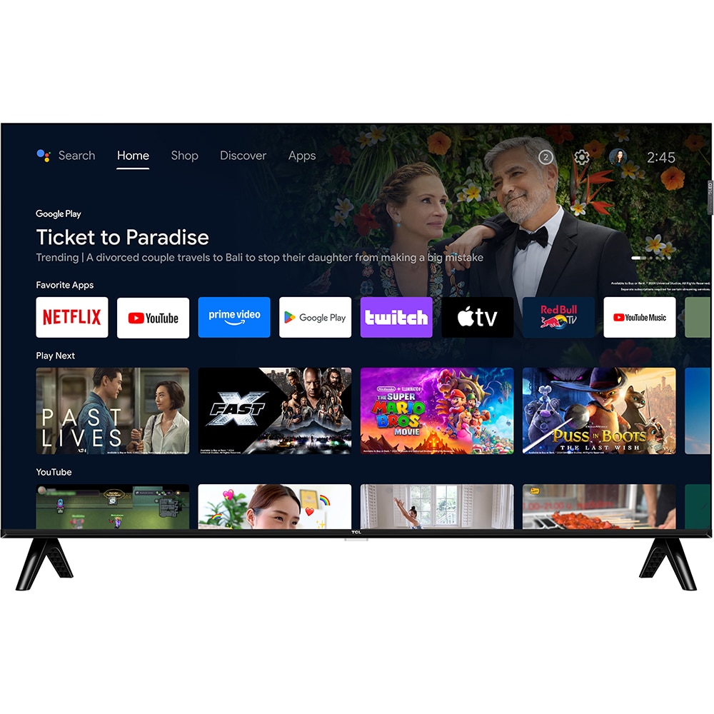 Televizor QLED Smart TCL 43S59K, FullHD, HDR, 108cm