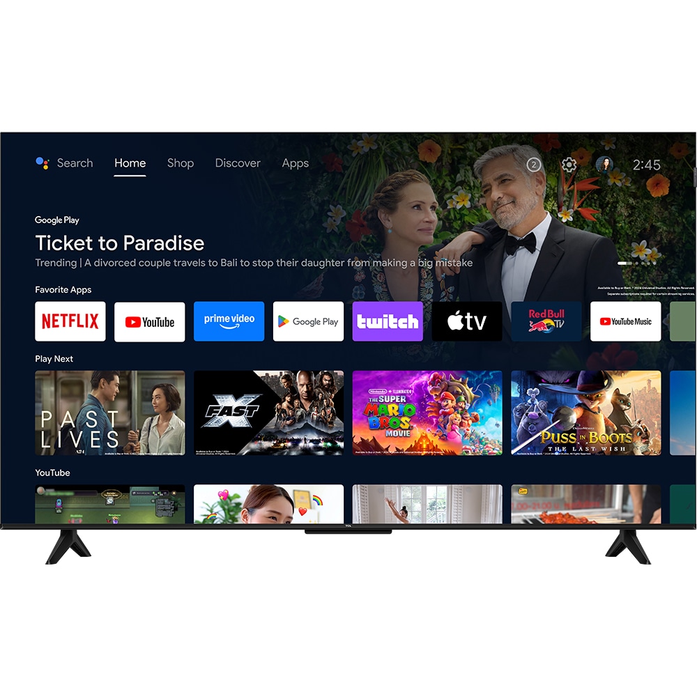 Televizor QLED Smart TCL 50S59K, FullHD, HDR, 126cm