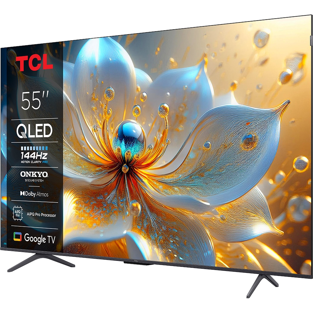 Televizor QLED Smart TCL 55P89K, Ultra HD 4K, HDR, 139cm