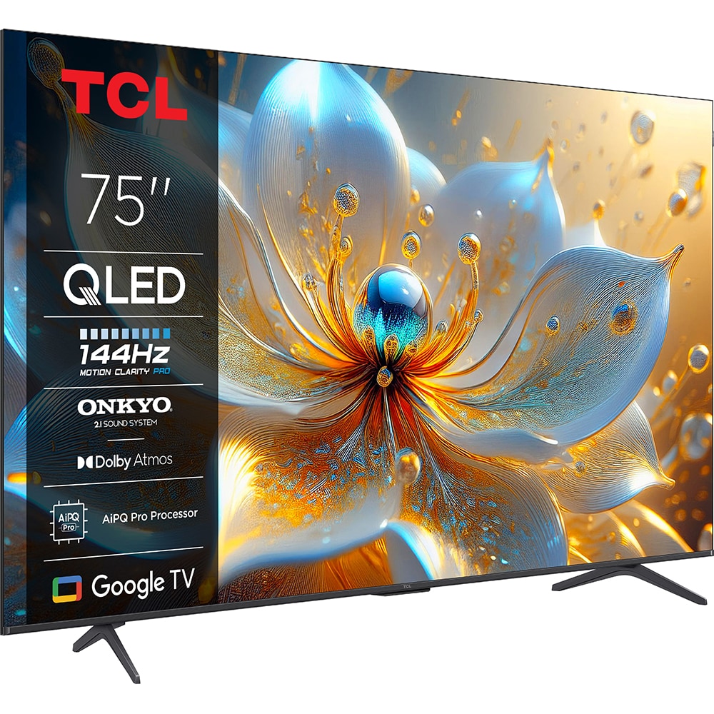 Televizor QLED Smart TCL 75P89K, Ultra HD 4K, HDR, 189cm