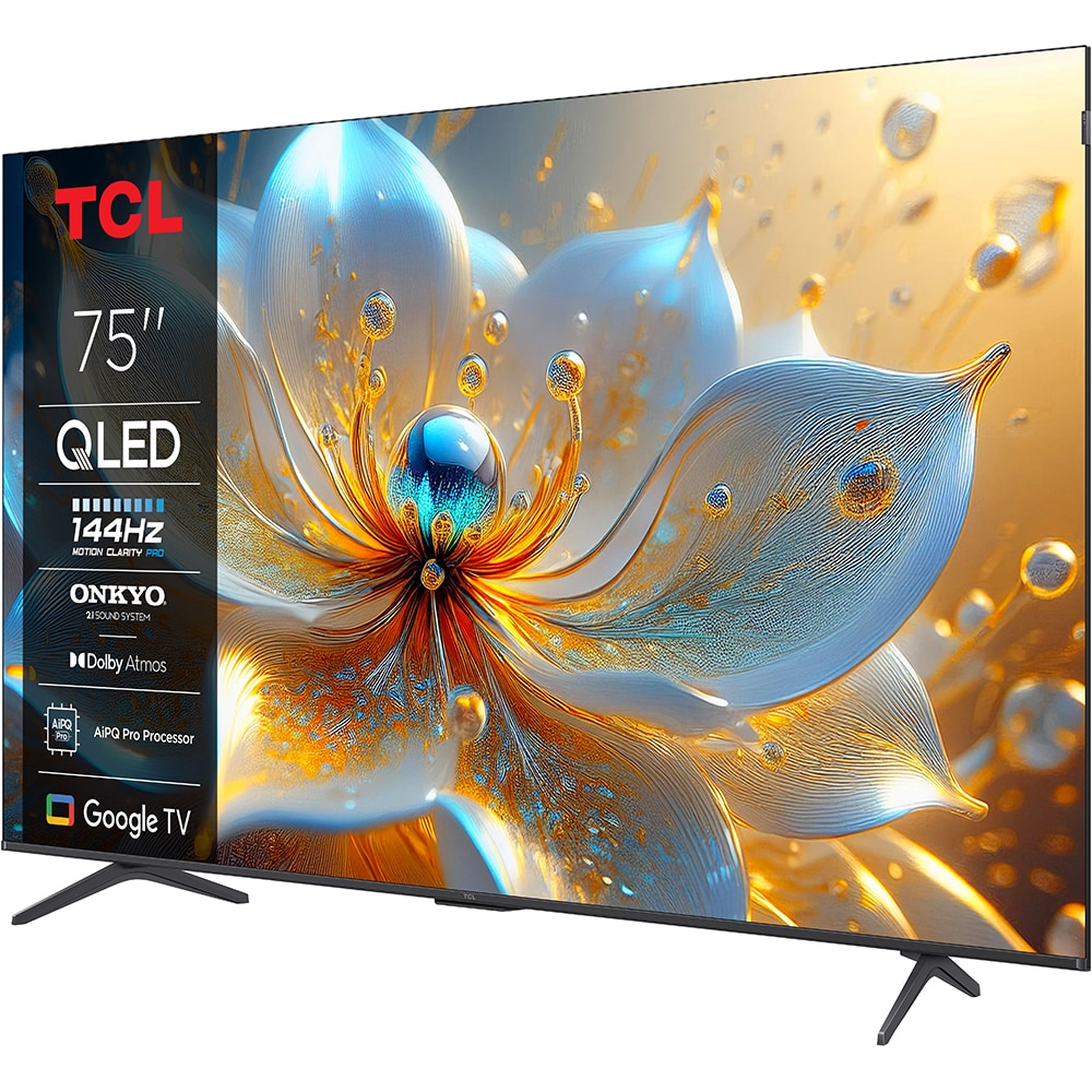Televizor QLED Smart TCL 75P89K, Ultra HD 4K, HDR, 189cm