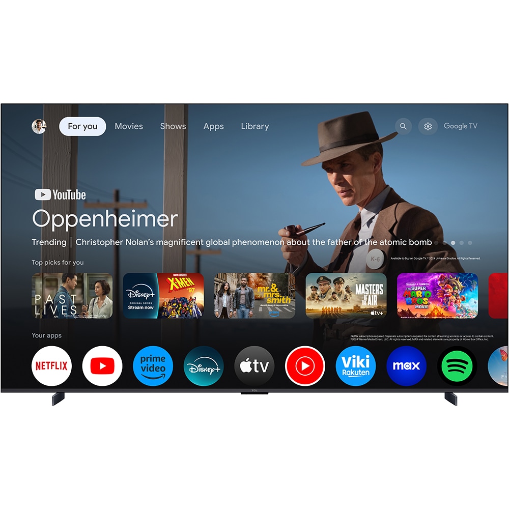 Televizor QLED Smart TCL 98P89K, Ultra HD 4K, HDR, 248cm