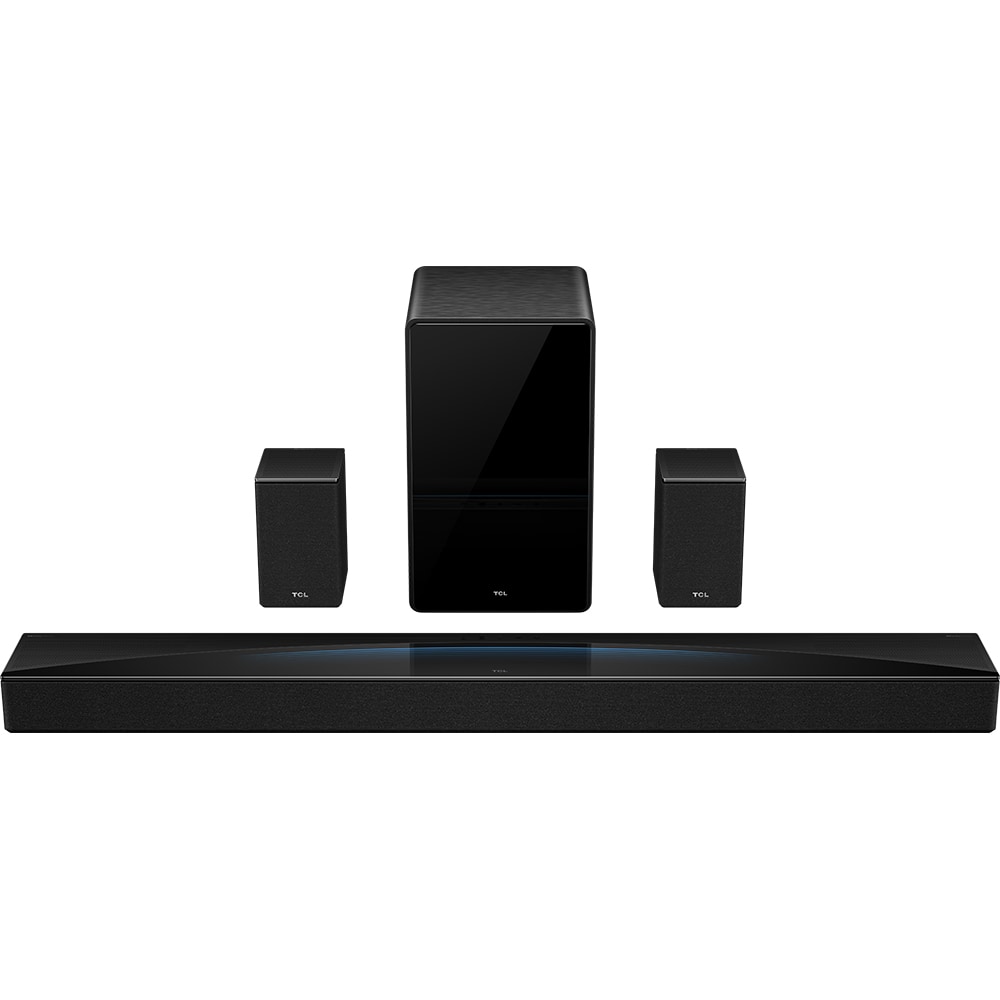 Soundbar TCL Q85H Pro, 7.1.4, 860W, Bluetooth, Dolby Digital Plus, Subwoofer Wireless, negru