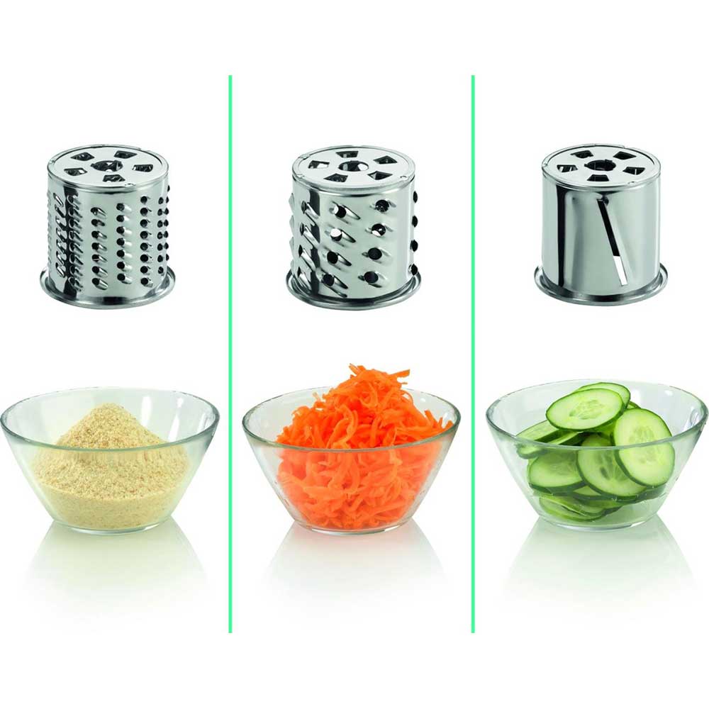 Masina de tocat carne GORENJE MG1802SJW, 2.1kg/min, 1800W, accesoriu feliere/razuire/suc de rosii, alb-argintiu