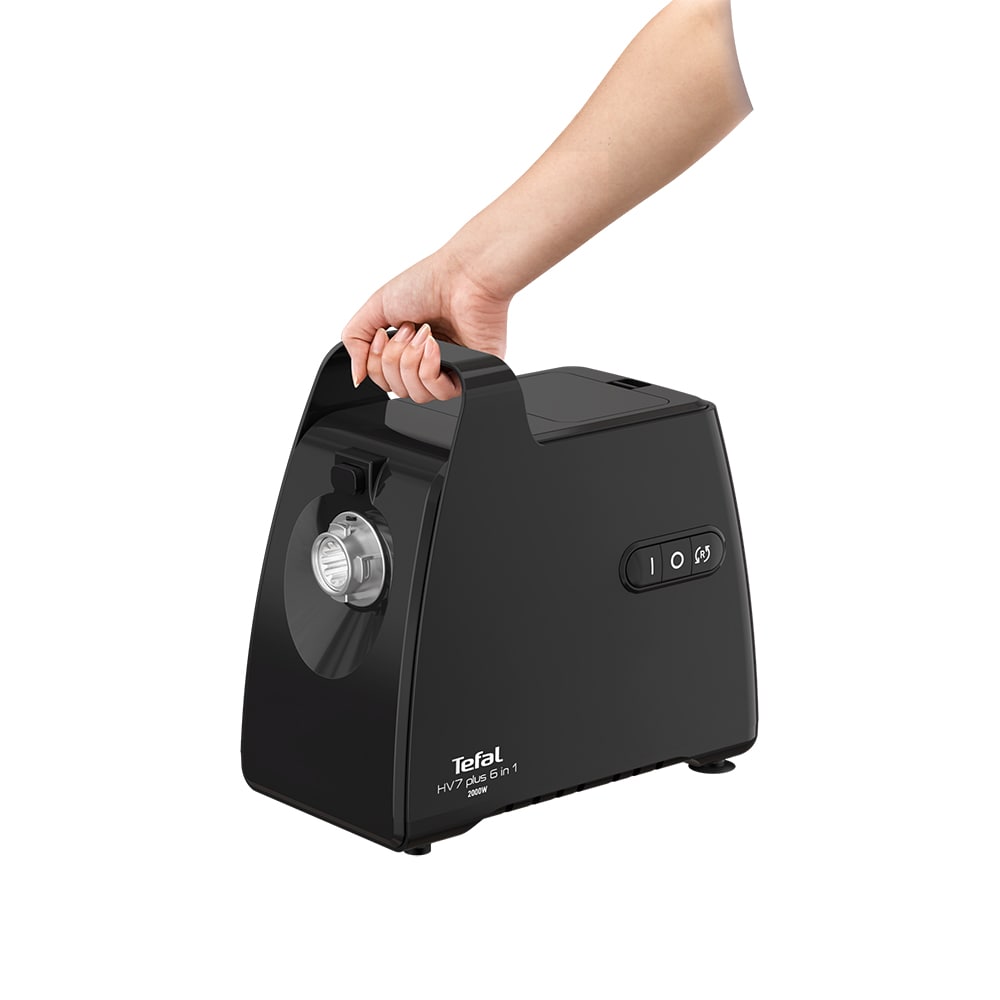 Masina de tocat carne TEFAL NE553838, 2.8kg/min, 2000W, accesoriu carnati/suc de rosii/kebbe, negru