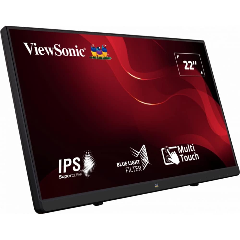 Monitor LED IPS ViewSonic TD2230, 21.5", Touch, Full HD, 60Hz, negru