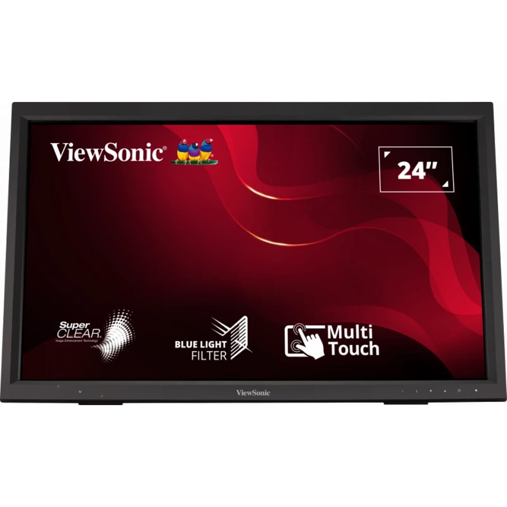 Monitor LED VA ViewSonic TD2423, 23.6", Touch, Full HD, 75Hz, negru