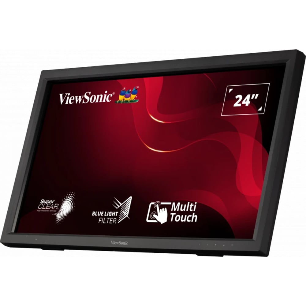 Monitor LED VA ViewSonic TD2423, 23.6", Touch, Full HD, 75Hz, negru