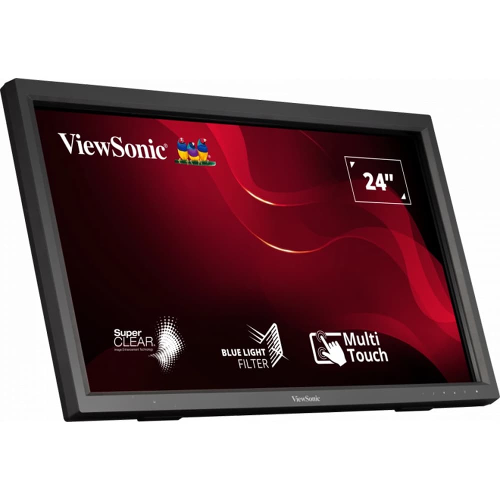 Monitor LED VA ViewSonic TD2423, 23.6", Touch, Full HD, 75Hz, negru