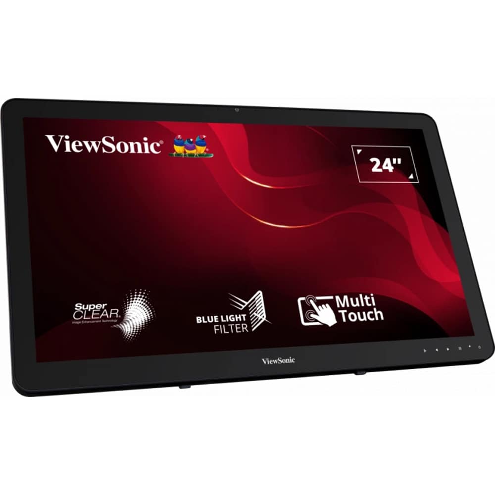 Monitor LED VA ViewSonic TD2430, 23.6", Full HD, Touch, 60Hz, negru