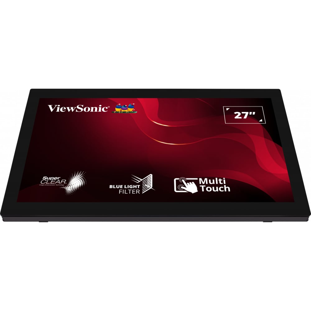 Monitor LED VA VIEWSONIC TD2760, 27", Full HD, 60Hz, Touch Screen, Flicker-Free, negru