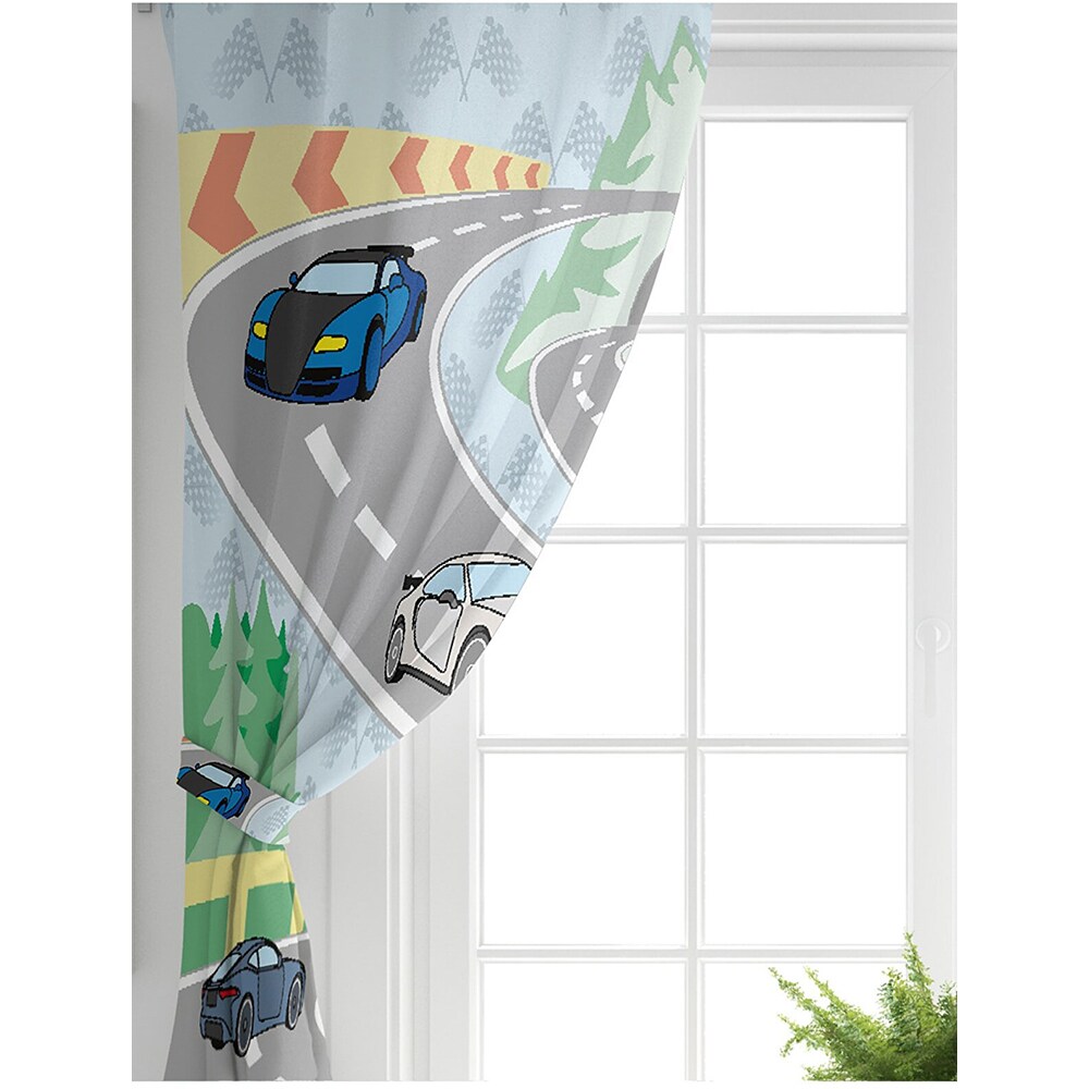 Draperie Mila Home Cars, rejansa, 140 x 200 cm, semiopac, multicolor