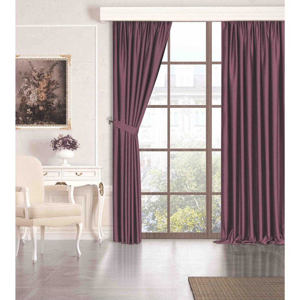Draperie Minimalist Home World, rejansa, 150 x 260 cm, semiopac, somon savana