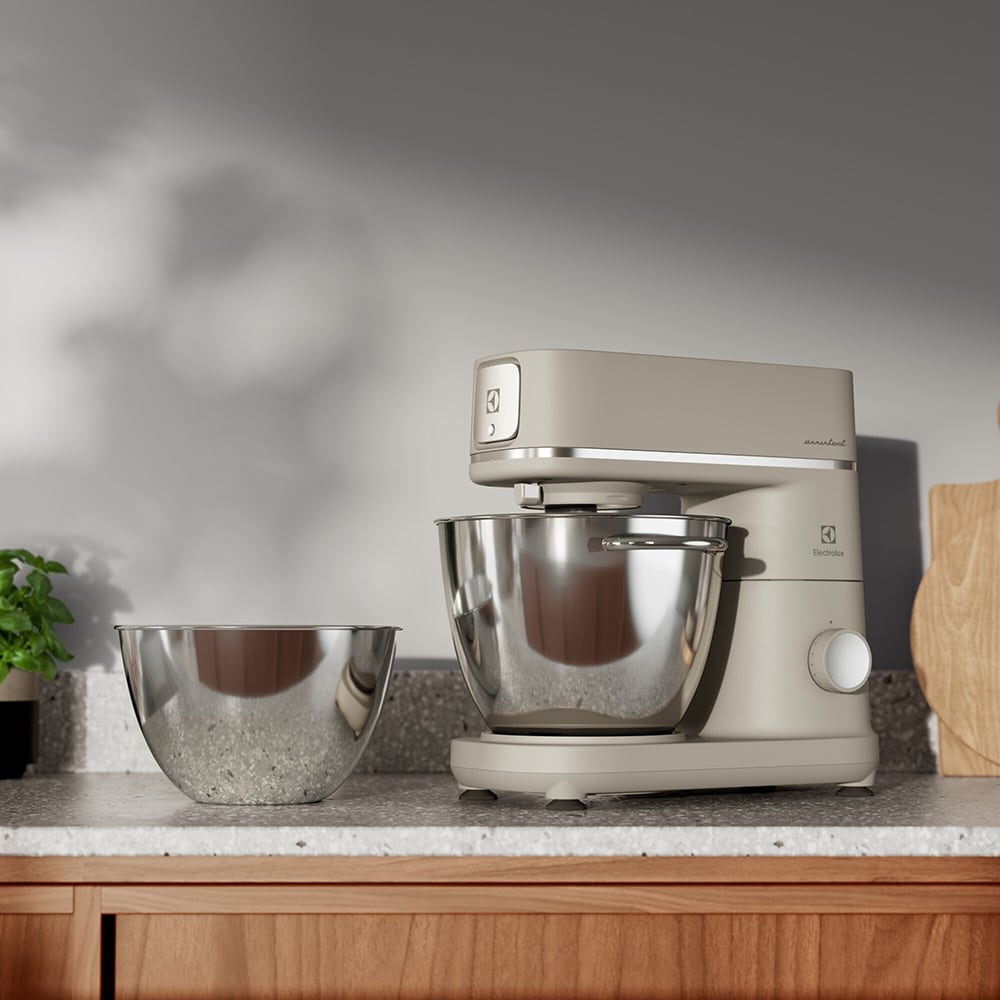 Robot de bucatarie ELECTROLUX Explore 6 E6KM1-4PPT, vas 6l, 1200W, 10 trepte viteza, bej-argintiu