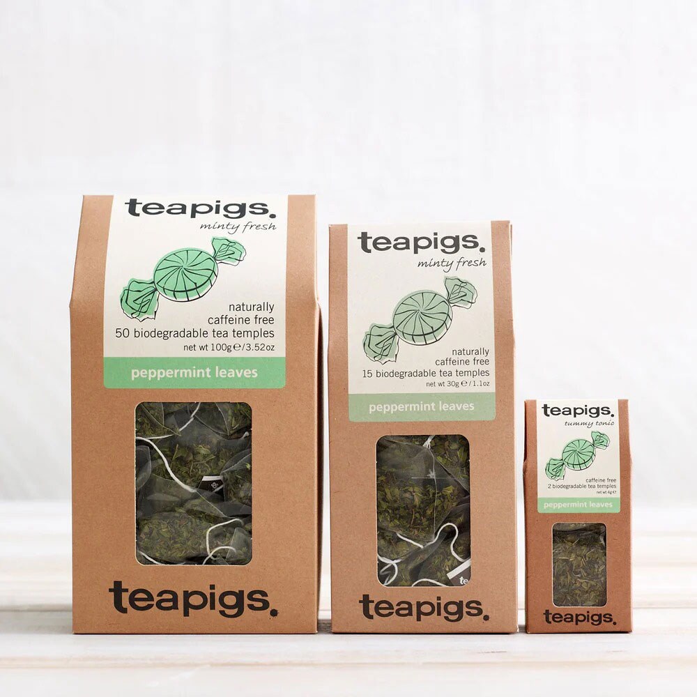 Ceai infuzie TEAPIGS Menta, 15 buc, 30g